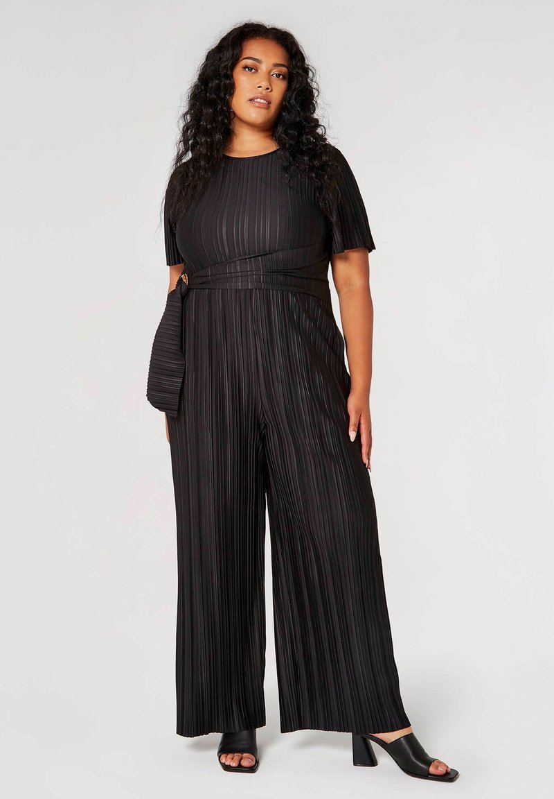 Apricot TIE WAIST Jumpsuit black/zwart Zalando.be