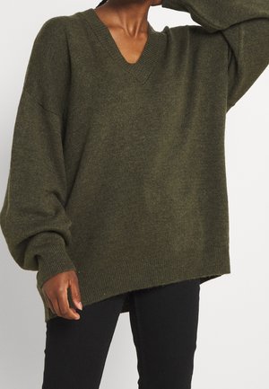Pullover - dark green