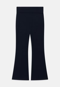 Lindex TROUSERS FLARES YOGA - Hlače - navy
