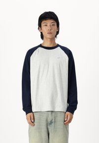 Hollister Co. BOXY - Majica z dolgimi rokavi - grey/navy