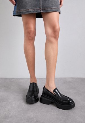 SHILOH LOAFER - Aukštakulniai su platforma - black