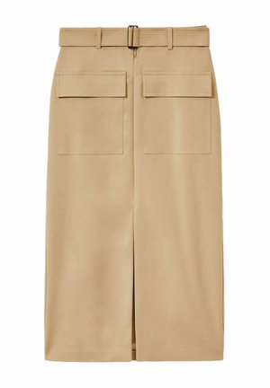 Reiss REGULAR FIT - OAKLEY CARGO - Bleistiftrock - camel