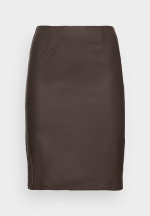 Bleistiftrock - brown