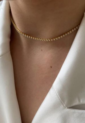 ByNouck OVAL RHINESTONE  - Halskette - gold coloured