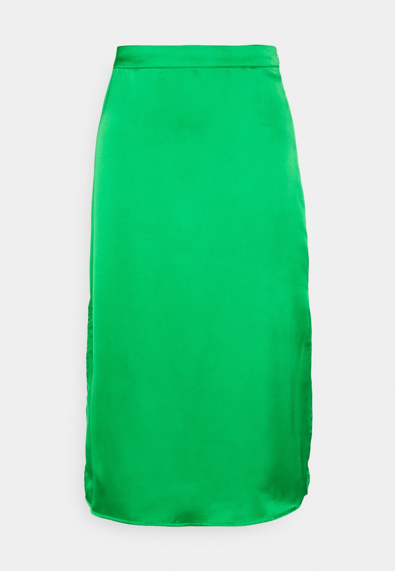 Object Petite Kokerrok donkergroen gemêleerd