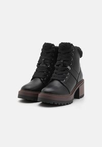 Anna Field Stivaletti con plateau - black