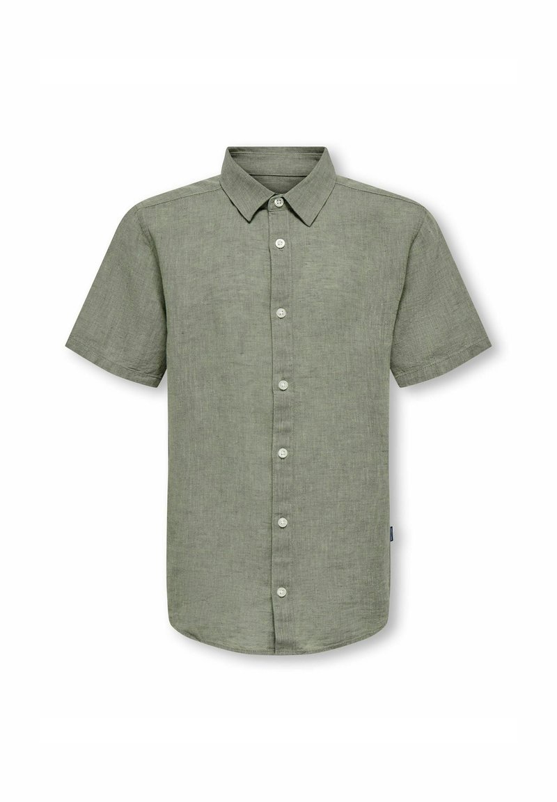 ONLY & SONS junior OSJCAIDEN LIFE SOLID - Camisa - swamp