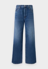 CARY WIDE LEG - Wide Leg - medium blue