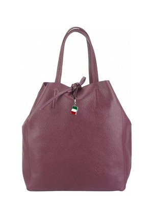 DrachenLeder Handbag - rot bordeaux