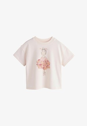 Next, T-shirt print - pink ballerina
