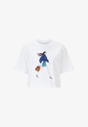 Rich & Royal, RICH & ROYAL T-SHIRT - Tričko s potlačou - white