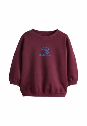 Next, Sweatshirt - burgandy red