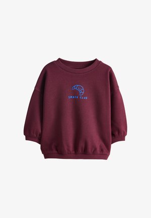 Next, Sweatshirt - burgandy red