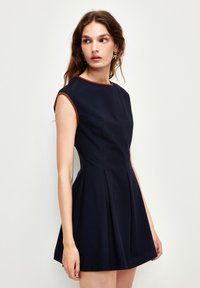 adL SLEEVELESS - Jersey dress - navy blue