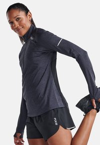 2XU AERO - Maglietta a manica lunga - black silver reflective