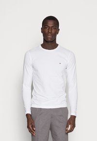 Tommy Hilfiger - SLIM FIT LONG SLEEVE TEE - Longsleeve - white Miniatuurafbeelding 1