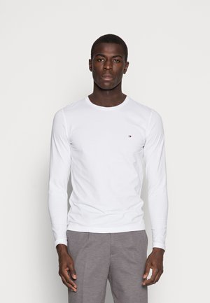 SLIM FIT LONG SLEEVE TEE - Maglietta a manica lunga - white