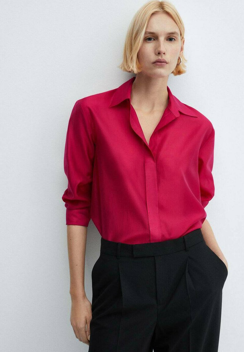 Mango - Overhemdblouse - fraise, Vergroten