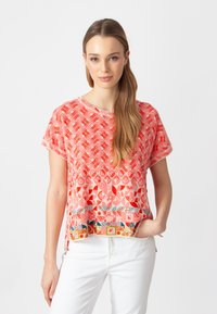Ivko - SHORT-SLEEVED MIX MATCH PATTERN - Print T-shirt - coral Thumbnail Image 1
