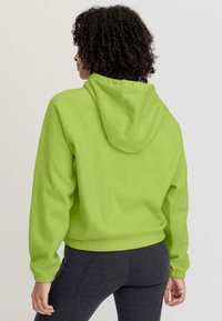 hessnatur OVERSIZE - Fleecejacke - polargrün