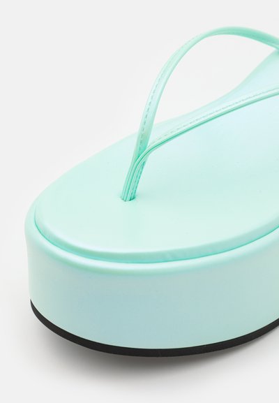 Bettina Vermillon ERIKAPLATFORM THONGS - Σανδάλια τύπου T - mint