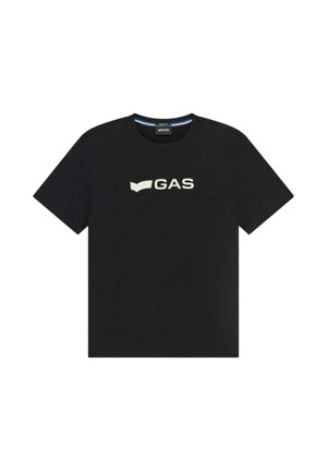 GAS, T-SHIRT - T-shirt con stampa - nero