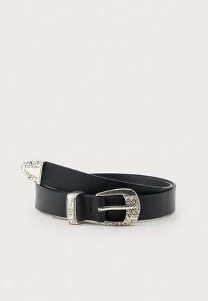 PCJIONA WESTERN JEANS BELT BUNDLE - Cinturón - black