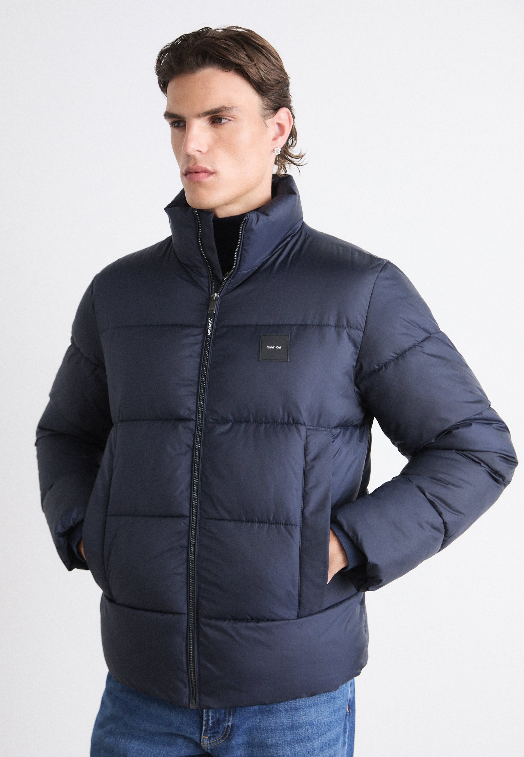 Guess Abrigo Negro Brillante Hombre Chaqueta De La Marca Guess - Main Image