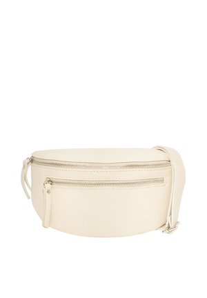 PIA LEDER - Sac bandoulière - creme