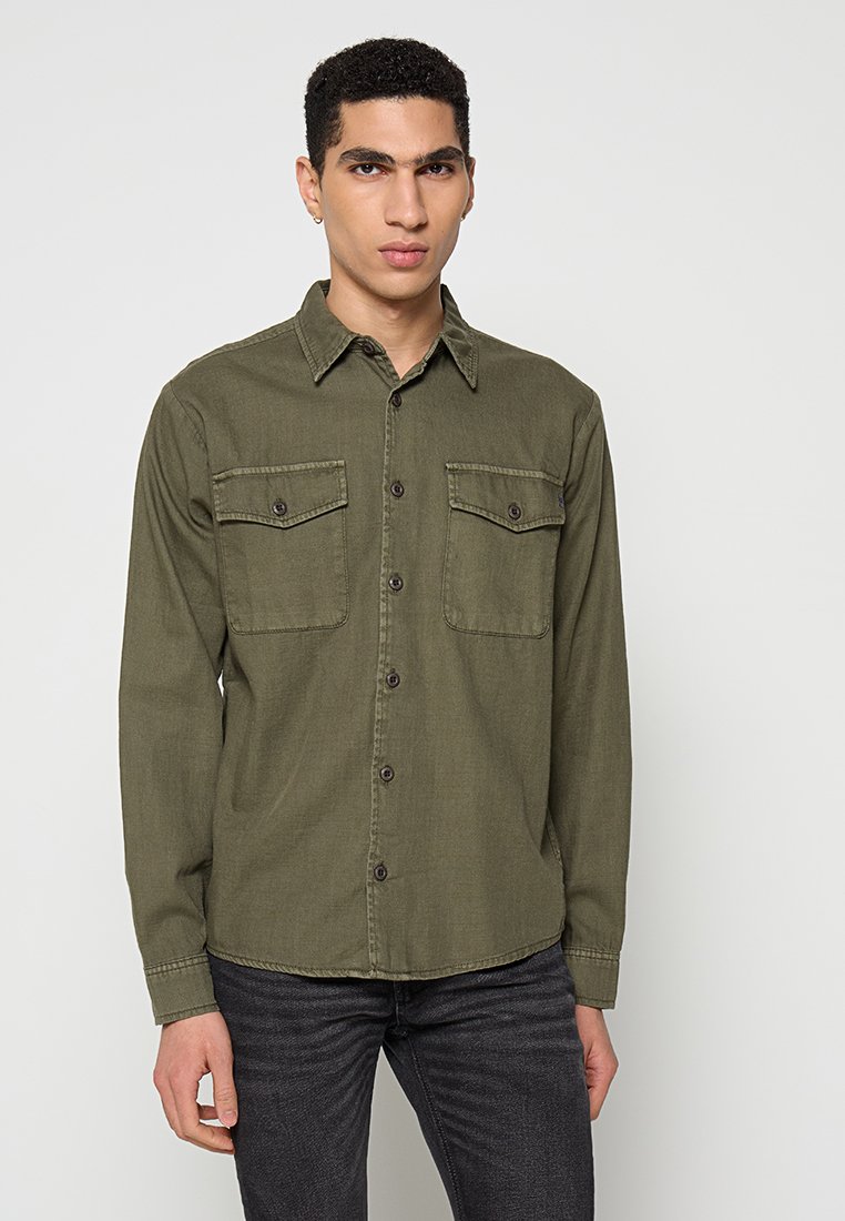 INDICODE JEANS Overhemd olijfgroen