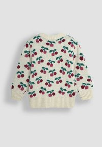 JoJo Maman Bébé CHERRY REGULAR FIT - Kardigán - cream