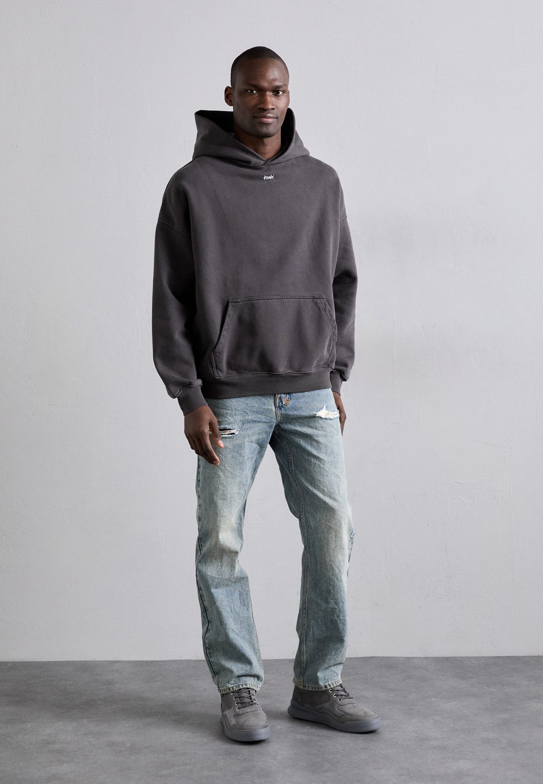Ksubi EAGLE EKCESS HOODIE FADED BLACK - Sweatshirt - black