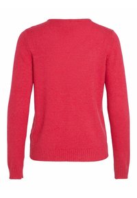 VILA VIRIL V-NECK L/S - Maglione - love potion