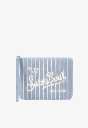 MC2 Saint Barth, ALINE SPONGE TERRY EMBOSSED STRIPES TINY - Beauty case - blu