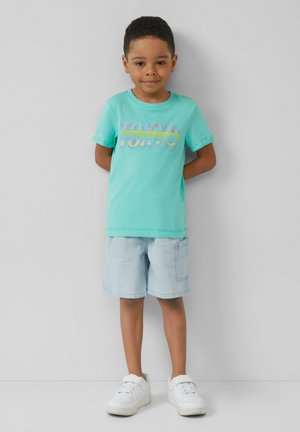 MIT FRONT - Print T-shirt - türkis