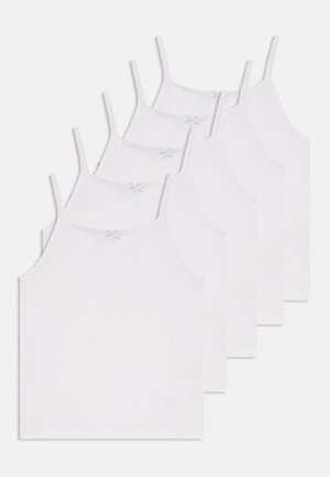 5 PACK VEST WITH BOW - Unterhemd/-shirt - white