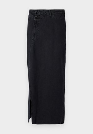 3x1 CHARLOTTE ASYMMETRICAL - Maxi skirt - volcano