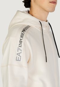 EA7 Emporio Armani Felpa con zip - beige chiaro