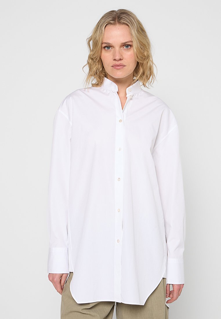 Boss Overhemdblouse wit Boss Overhemdblouse wit