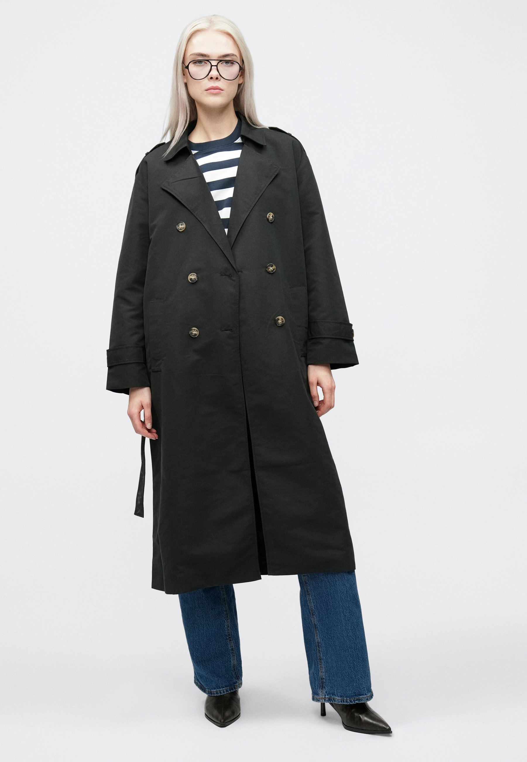 varet street / volume trench coat / ブラック varet street / volume trench coat / ブラック varet street volume