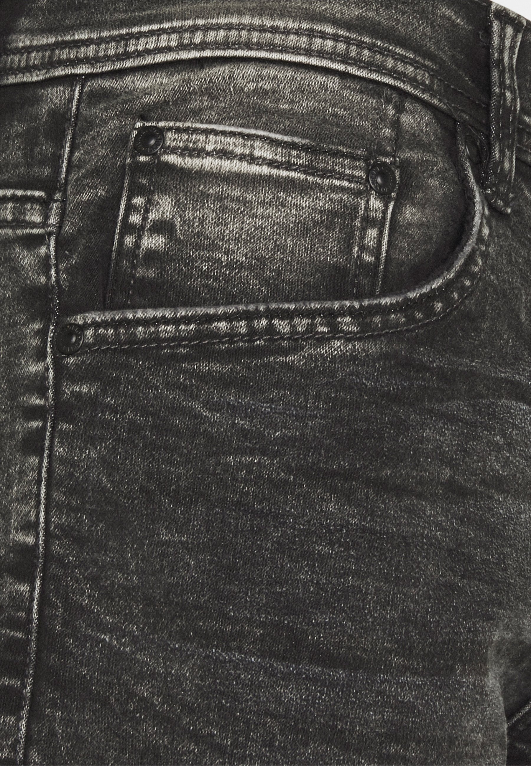 Shine Original SUPERFLEX - Denim shorts - black mud/grey denim - Zalando.ie