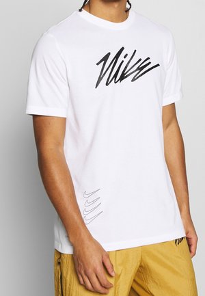 T-shirt print - white