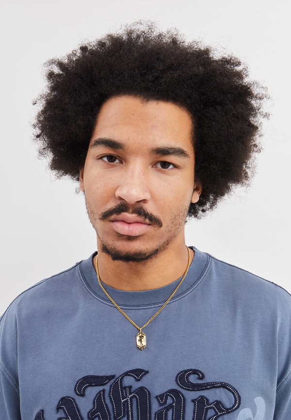 PANTHER AND ROSE OVAL PENDANT NECKLACE UNISEX - Necklace4