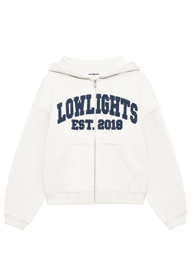 LOW LIGHTS STUDIOS® Sweater met rits crème