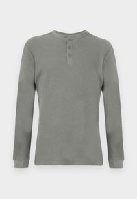 ONSTOBIE REG LS HENLEY TEE - T-shirt à manches longues - castor gray