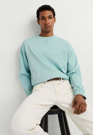Pepe Jeans, PEPE JEANS CARDIGAN JOHN CREW - Felpa - dark acqua blue
