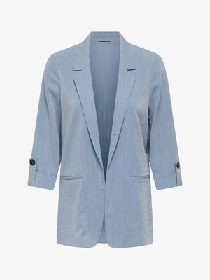 ONLY ONLMARSA 3/4 BLAZER WVN NOOS - Abrigo corto - faded denim