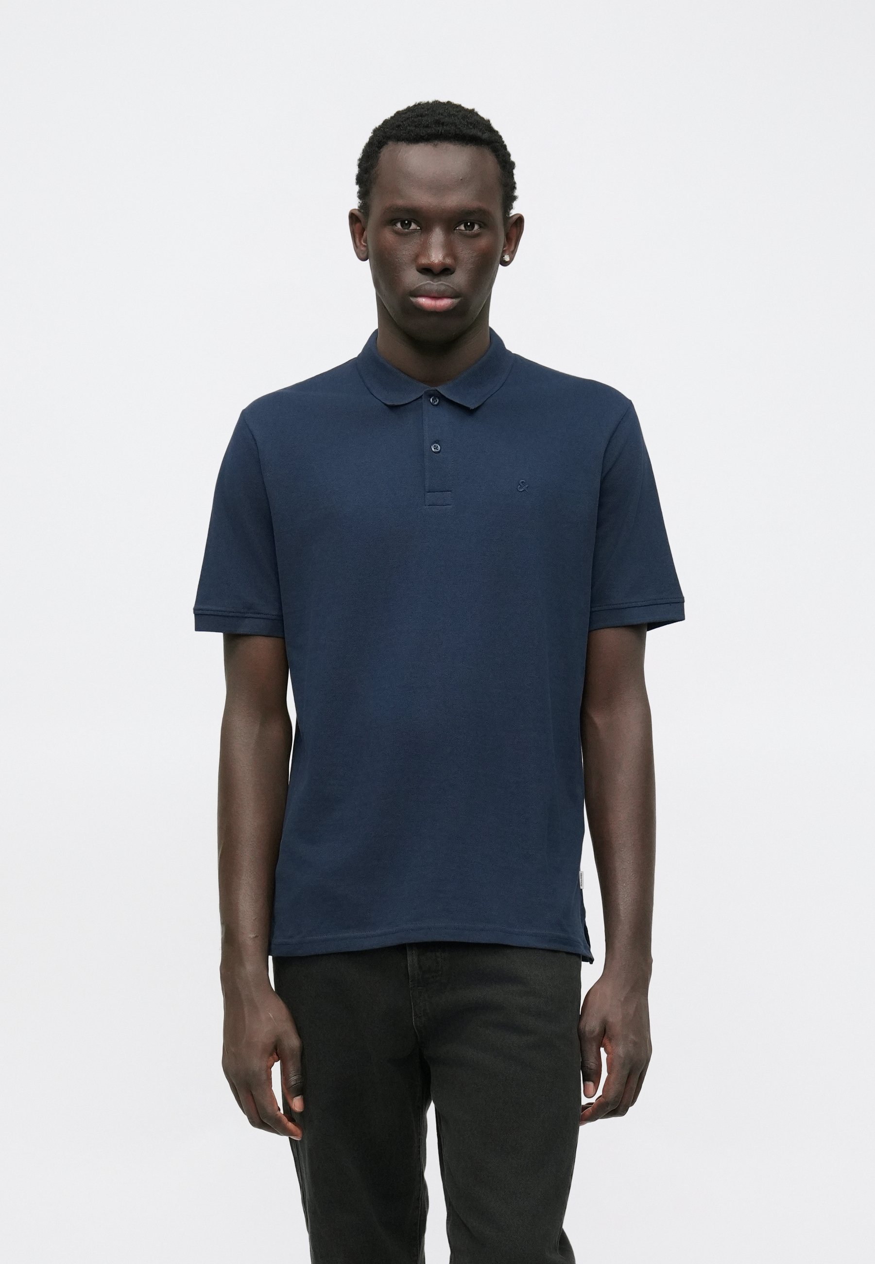 Jack & Jones JJEBASIC POLO - Polo shirt - navy/dark blue - Zalando