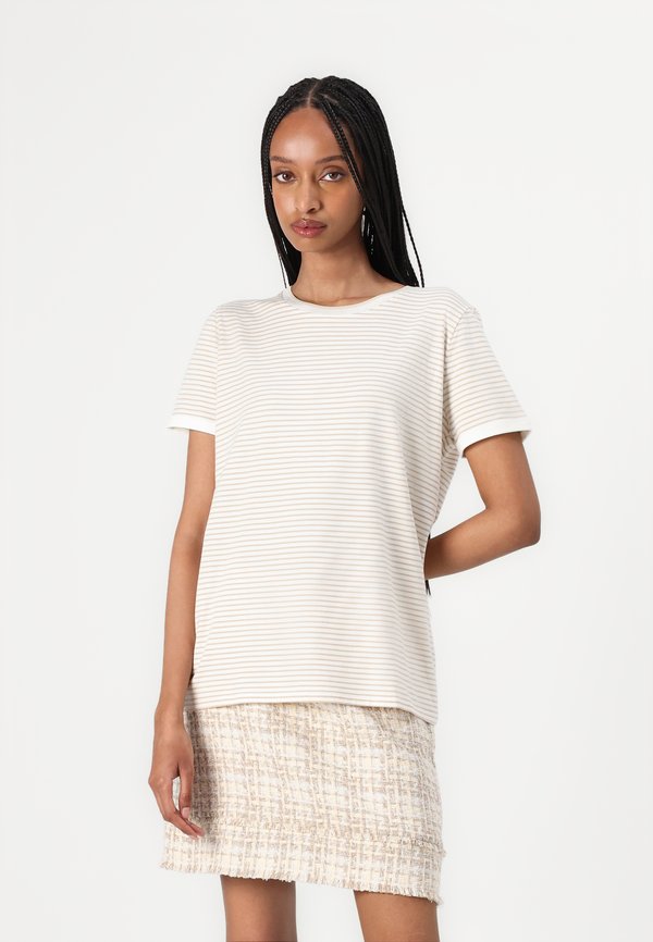 EMASA - Print T-shirt - medium beige4