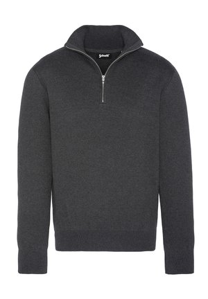 Strickpullover - anthracite chiné